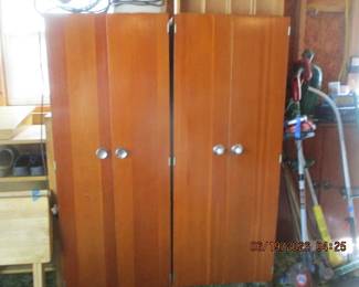 pair of mid century modern cabinets