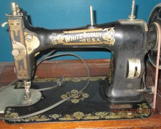 Antique White Rotary sewing machine