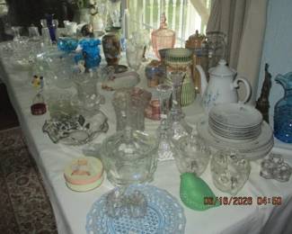 Fenton, Fostoria, Enesco, Lefton, Roseville and much more