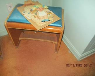 Matching vanity stool