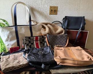 Purses - Coach, LV, LL Bean 