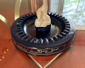 Carstairs white seal ashtray 