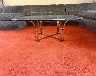 Glass coffee table 