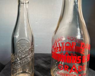 Bottles, Dr Pepper, Hilltop Dairy 