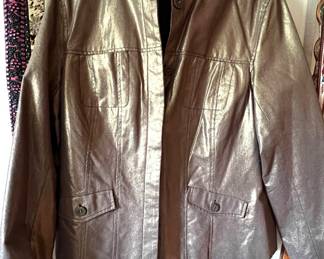 Metallic look jacket