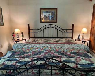 Iron headboard and footboard 