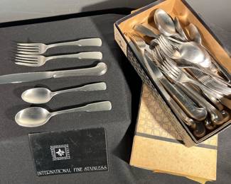 International Fine  Stainless flatware- 2 boxes