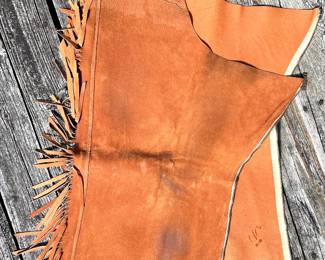 Men’s suede chaps
