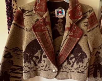 Western motif jacket