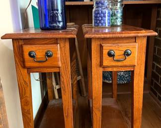 Two side tables 