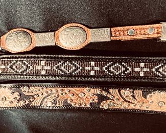 Beautiful western belts 