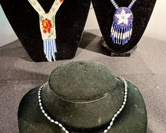 Native American beaded necklaces