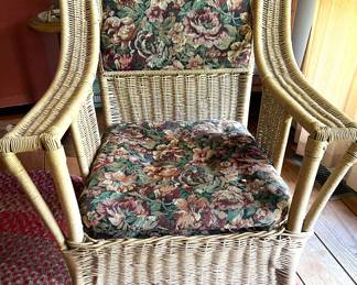 Vintage wicker chair