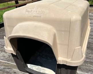 Large plastic dog house