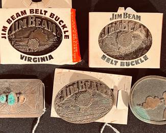Jim Beam belt buckles and more