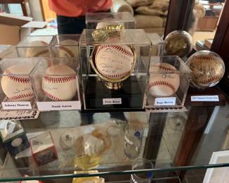 Part of baseball memorabilia, more than pictured
