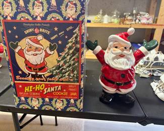 Shiny Brite Santa 
