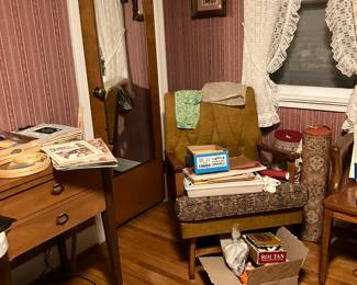 Sewing machine & chair