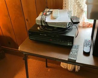 DVD Player, VHS player