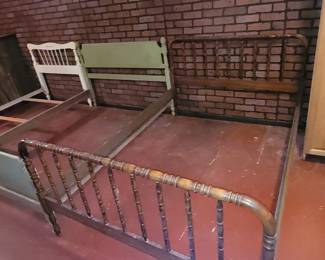Antique bed frames