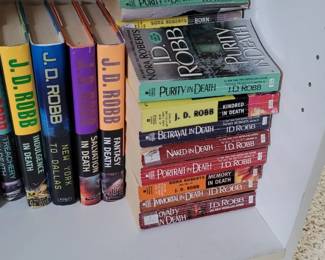 J.D. Robb book collection