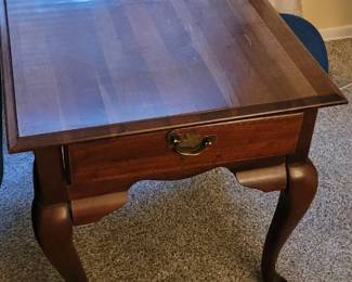 Wooden end table