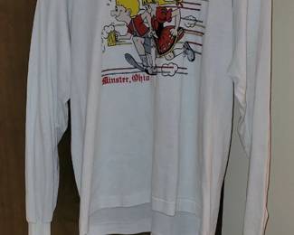 Vintage single stitch 1986 Octoberfest Classic 10k run Minster Ohio