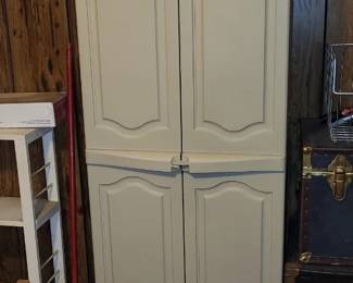 Plastic utility cabinets