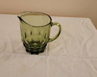 Vintage Hazel Atlas glass pitcher