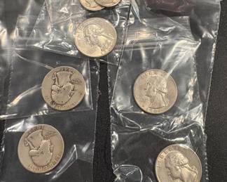 Pre 1965 U. S. Quarters and Dimes 90% Silver