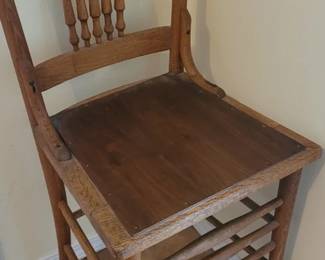 Antique wooden chair