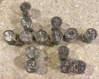 Uncirculated “Collector Rolls” from Danbury Mint America the Beautiful Quarters