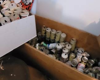 Vintage 1970’s beer can collection 