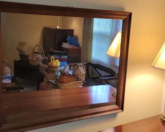 Wall hanging mirror 