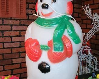 Vintage snowman decoration 