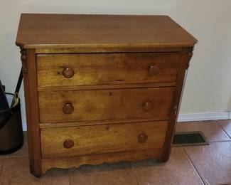 Antique chest 31 in wide by 29 inches tall by 16 in deep