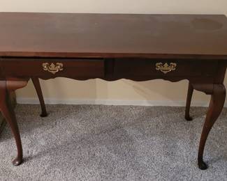 Sofa table 55 in by 23 in Deep by 30 in tall
