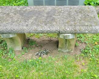 Cement bench