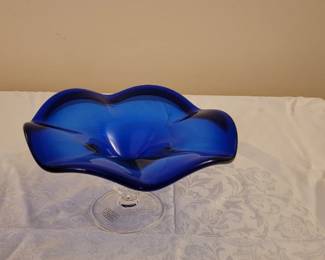 Vintage Murano Italian art glass centerpiece Bowl