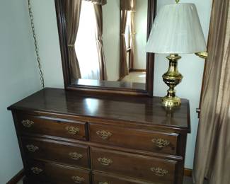 Vintage dresser and mirror