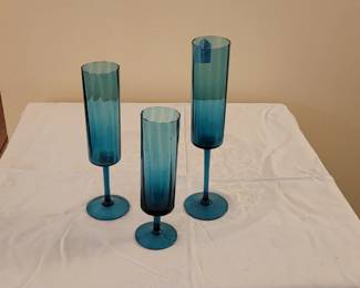 Vintage blue driftwood