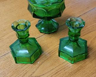 Green coin glass