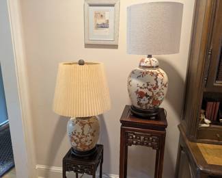 Two Vase Lamps