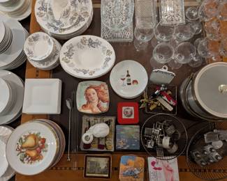 Coasters, Napkin Rings, Dishware in Detail