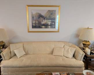 White Fabric Couch