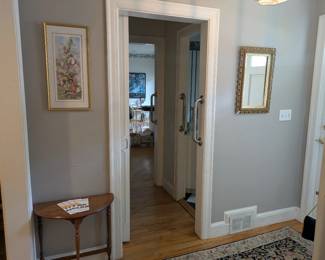 Entryway Mirror and Art