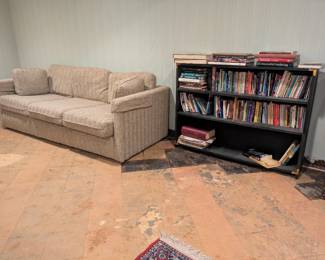 Books and Couch