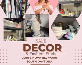 FLYER JULY20 STORE DecorandFashionFinds