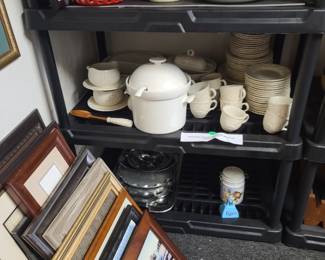 Vintage Dish Set and Matching Serving Pieces