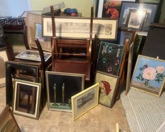 Original paintings/artwork, nice wooden frames